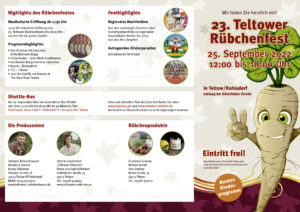 Ankündigung Rübchenfest 2022